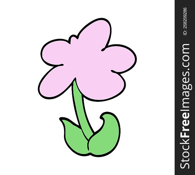 cute cartoon flower