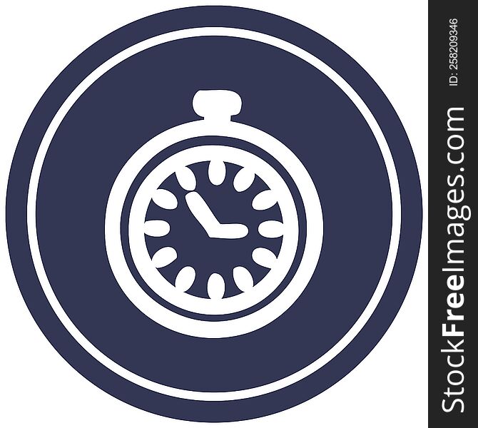 stop watch circular icon symbol