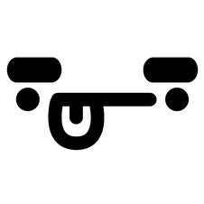 Free Funny Expressions With Thick Eyebrows Face Icon Royalty Free Stock Images - 258216579