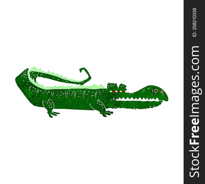 cartoon crocodile