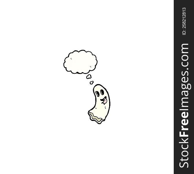 Cartoon Spooky Ghost