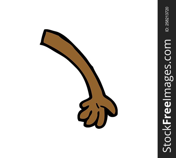 cartoon arm