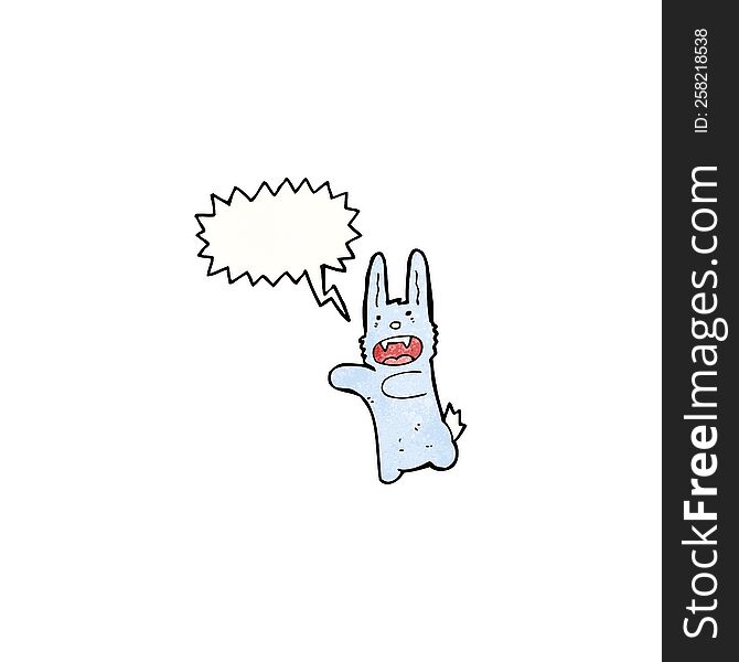 Cartoon Vampire Rabbit