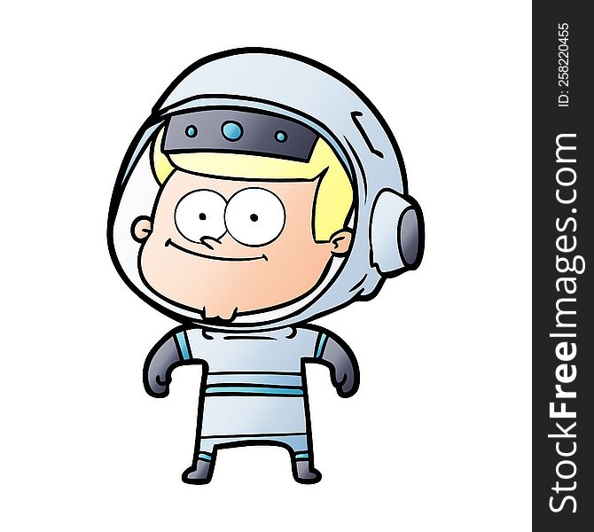happy astronaut cartoon. happy astronaut cartoon