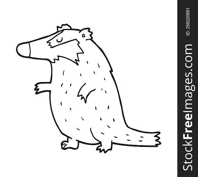 Cartoon Badger