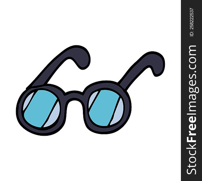 Cartoon Doodle Spectacles