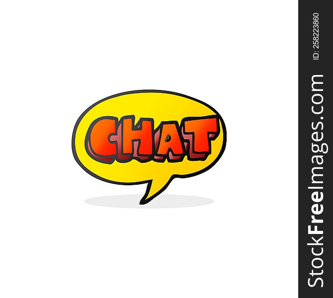 Cartoon Chat Symbol