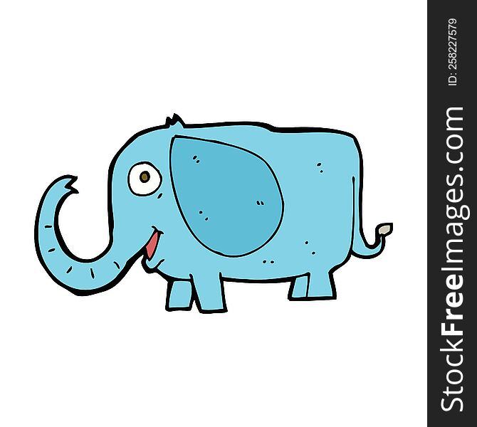 cartoon baby elephant