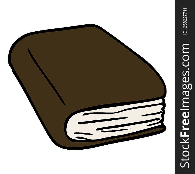 cartoon doodle brown diary