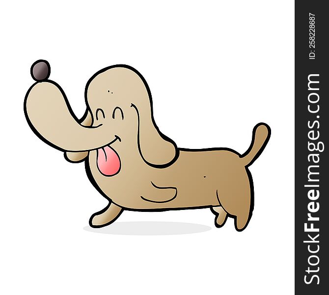 Cartoon Happy Dog