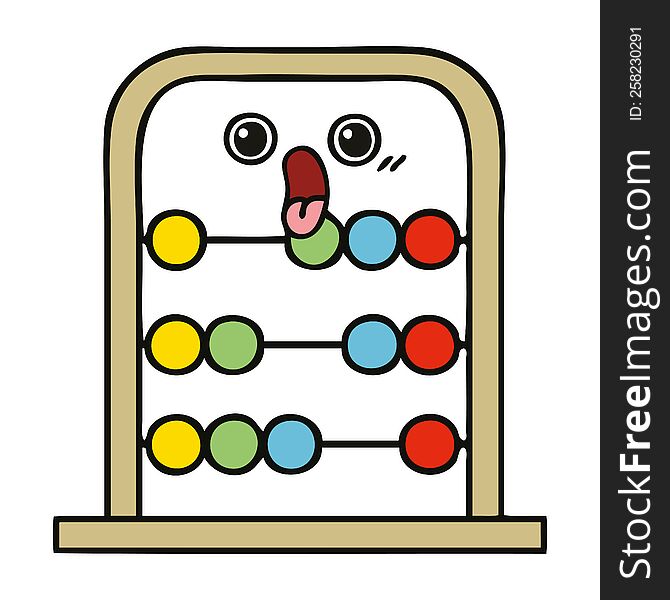 Cute Cartoon Abacus