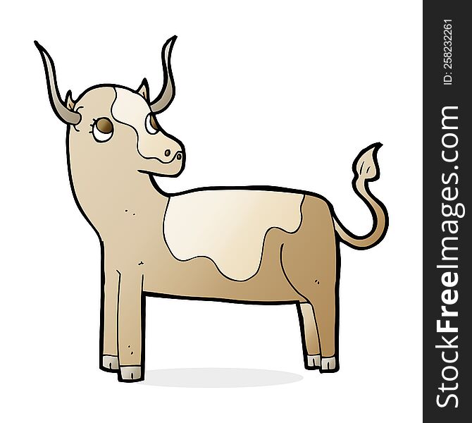 cartoon cow