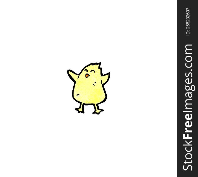 Cartoon Little Yellow Bird