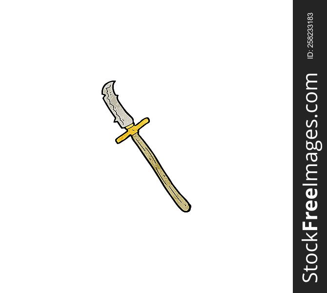 cartoon medieval spear