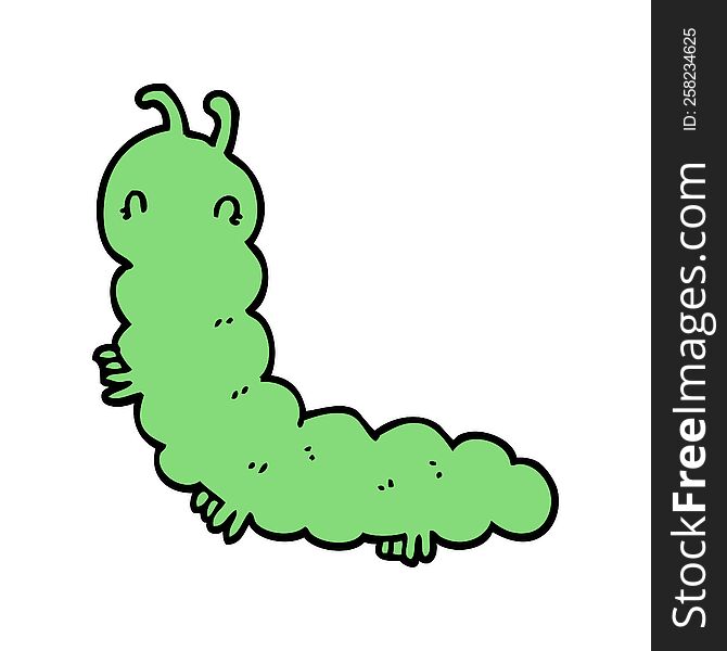 cartoon caterpillar