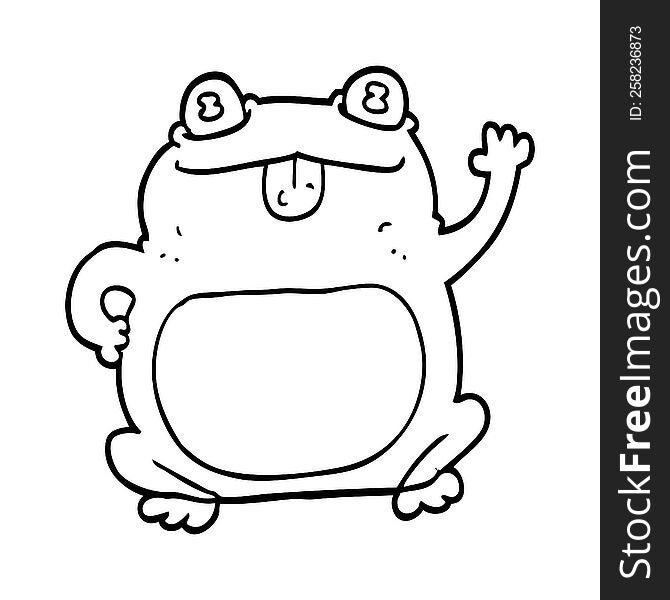 Cartoon Frog