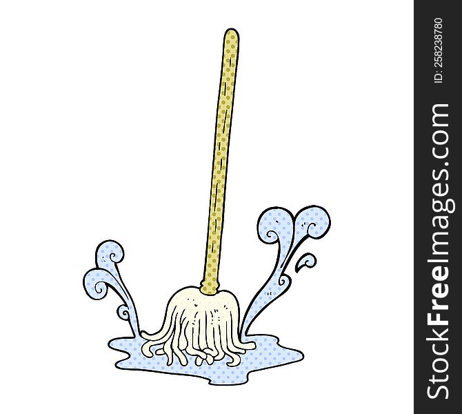 Cartoon Mop