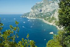 Beautiful View Of Capri Island Stock Image Beautiful View Of Capri Island Stock Image
