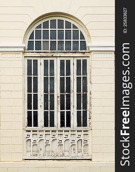 Classic window of old building