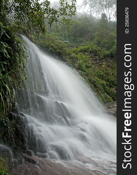 Thac Bac (Silver) Waterfall in Sapa, Vietnam. Thac Bac (Silver) Waterfall in Sapa, Vietnam.