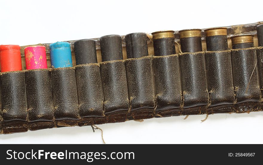 Old Hunting Cartridge Belt