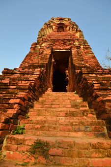Ancient Pagoda Stairs And Entrance Stock Photos Ancient Pagoda Stairs And Entrance Stock Photos