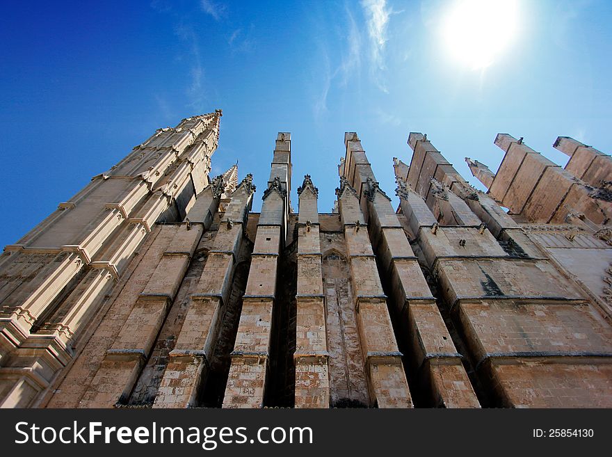 Detail of Cathedral of Palma