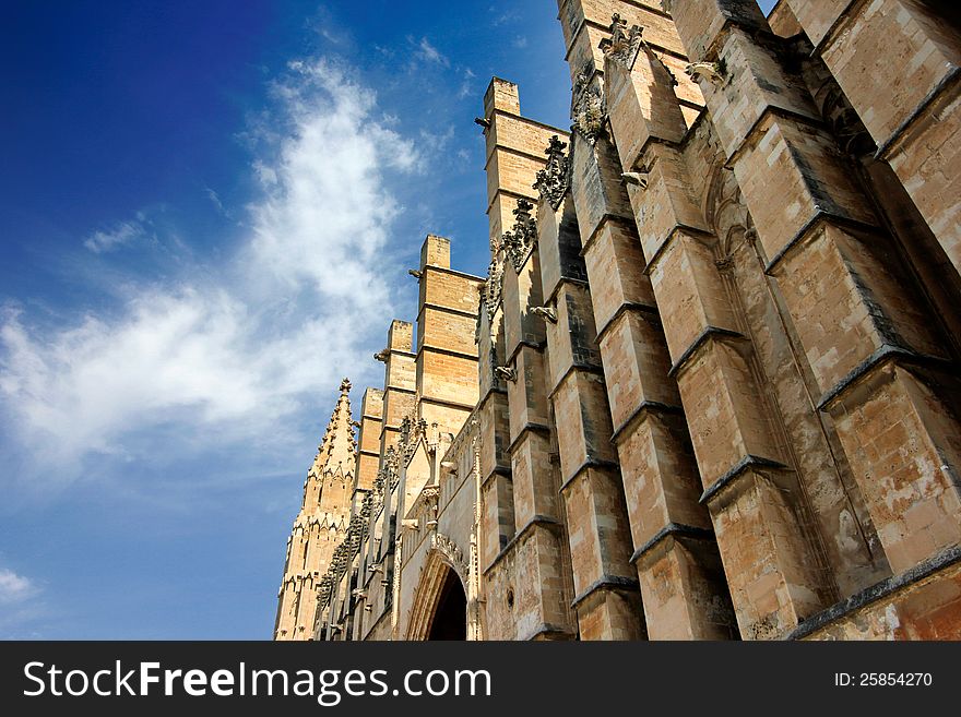 Exterior Detail of Cathedral of Palma