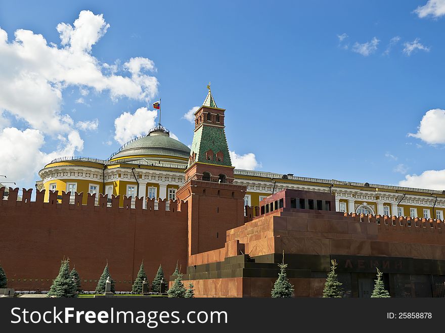 Lenin's Mausoleum Red Square Moscow. Lenin's Mausoleum Red Square Moscow