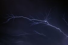Thunderbolt Spreading Royalty Free Stock Image