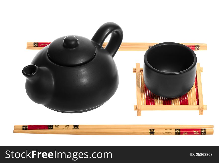 Chinese Tea Set with Teapot and cup