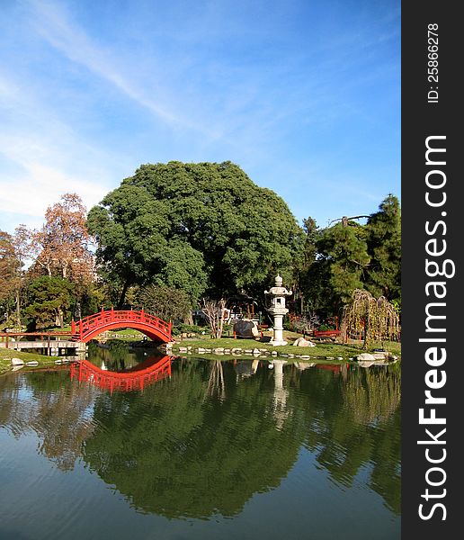 Traditional architecture and the autumn nature in a Japanese garden. Traditional architecture and the autumn nature in a Japanese garden