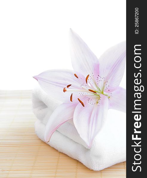 Spa Towel With Flower