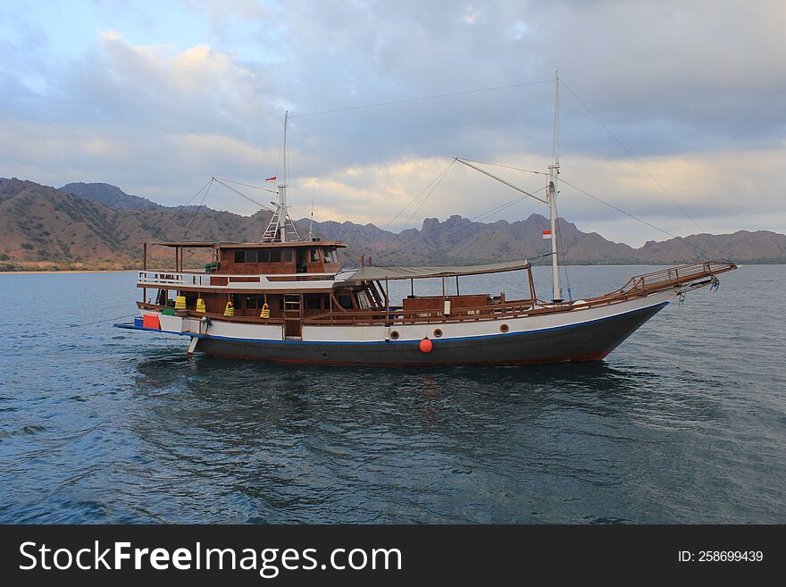 Tourist Boats That Are Docked After Dropping Off The Tourists