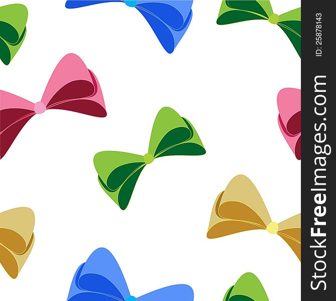 Colorful Bow Pattern
