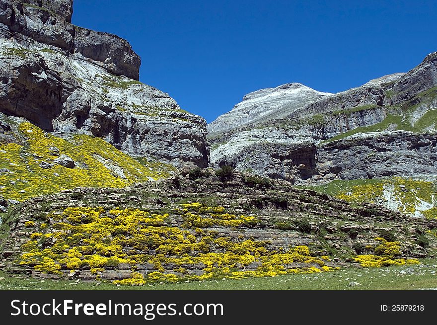 Beautiful landscape in Pyrenees mountains , Spain. Beautiful landscape in Pyrenees mountains , Spain