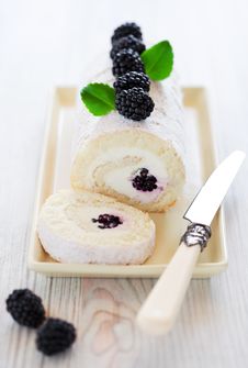 Swiss Roll Royalty Free Stock Photo Swiss Roll Royalty Free Stock Photo