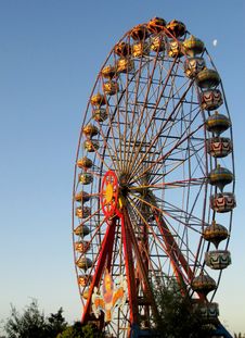 Colourful Big Ferris Wheel In The Blue Sky Stock Images Colourful Big Ferris Wheel In The Blue Sky Stock Images