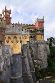 The Pena Palace In Sintra Near Lisbon Stock Photography The Pena Palace In Sintra Near Lisbon Stock Photography