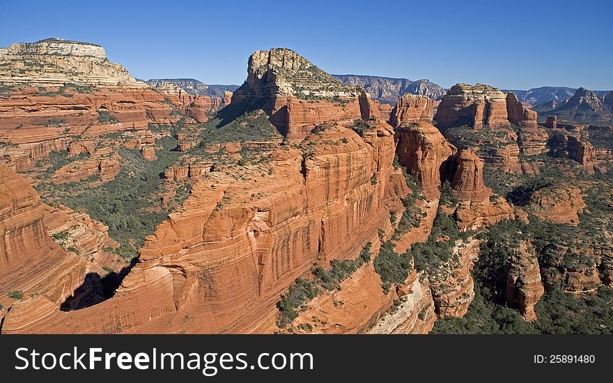 Red Rock Canyon Walls