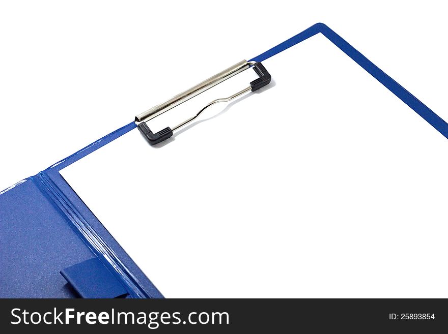 Tablet for documents part isolated empty