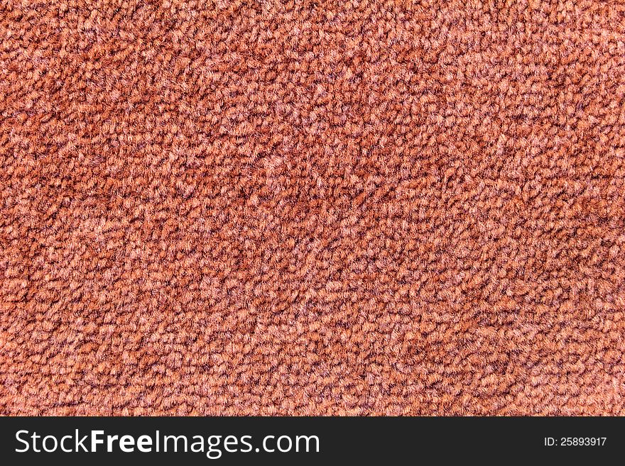 Red carpet texture close up