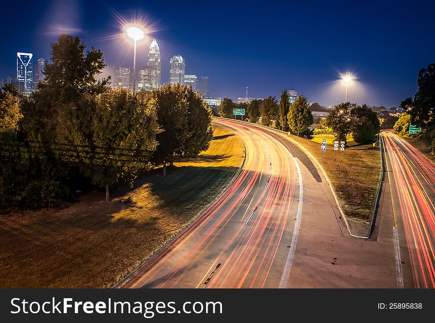 Charlotte Uptown Cityscape