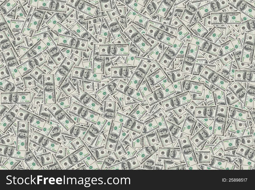 Heap Of Dollars, Money Background