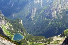 Lake And Valley In Tatras Stock Image