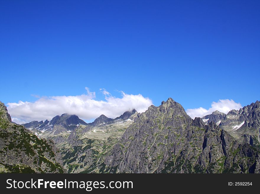 Blue Sky In High Tatras