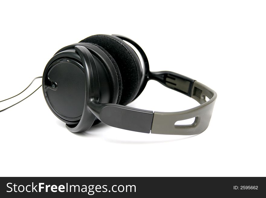 A headphones on white background