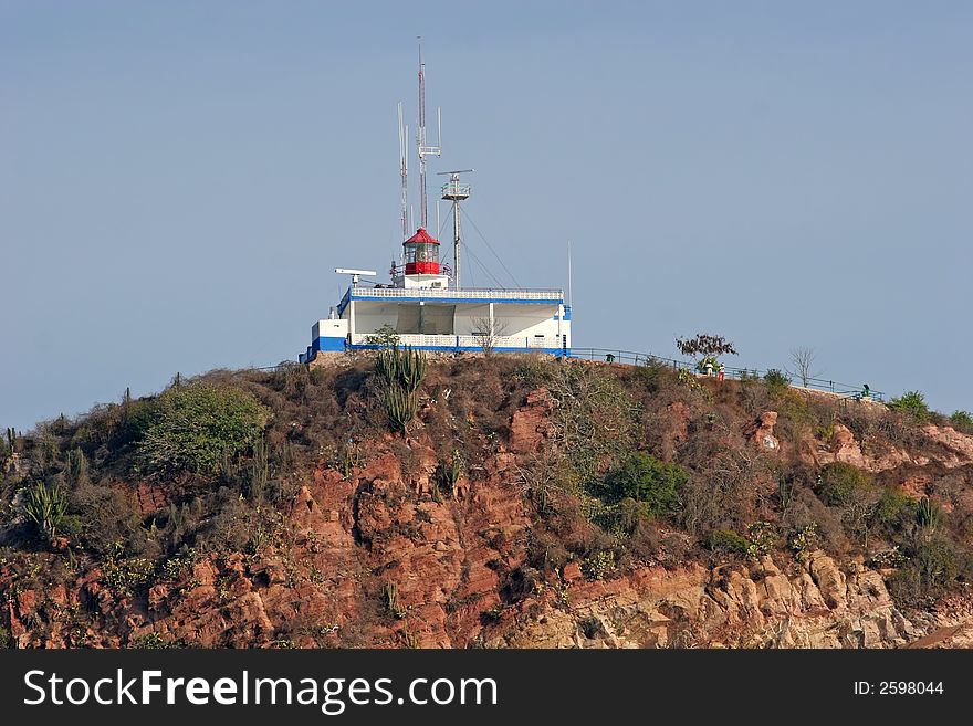 Red White and Blue Lighthouse