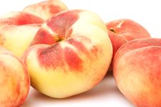 Chinese Flat Peaches Stock Image Chinese Flat Peaches Stock Image