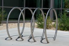 Bicycle Rack Royalty Free Stock Image Bicycle Rack Royalty Free Stock Image